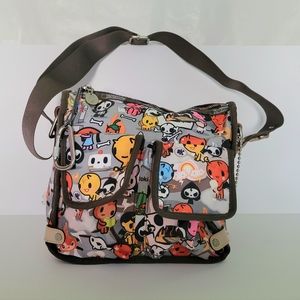 Rare! Vintage tokidoki for LeSportsac Crossbody Bag w/ Keychain & Carabiner
